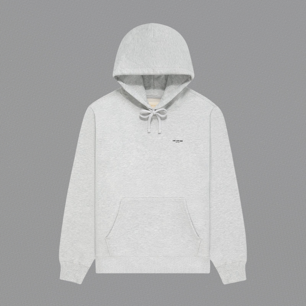 Grey Micro Logo Hoodie Grey Micro Logo Hoodie